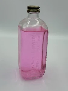 Vintage THE EMBALMERS SUPPLY CO. Embalming Fluid Poison Bottle Westport, CT - Picture 1 of 7