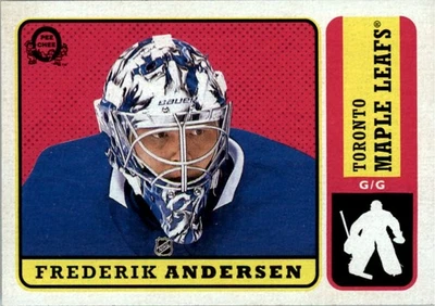 2018-19 O-Pee-Chee Retro #379 Frederik Andersen - HKY - Image 1 of 2