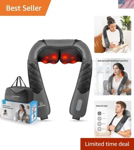 Deep Tissue 4D Neck Shoulder Massager - Heat Therapy Pillow - Picture 1 of 10