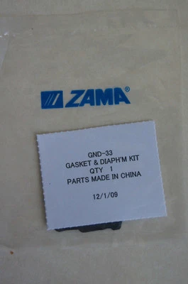 KIT JUNTA CARBURADOR ZAMA ORIGINAL # GND-33 Foto 1 de 3