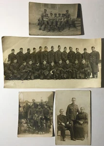 Feldpost Military Photos Postcards Richard And Frank Schneller France WWI 1915 - Picture 1 of 7