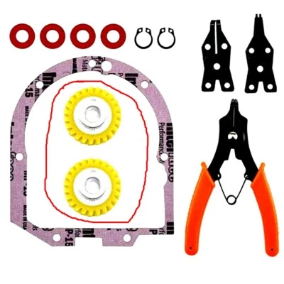 HAIOUUS 2PK For Whirlpool WPW10112253 For KitchenAid Mixer Worm Drive Gears +Other Gift