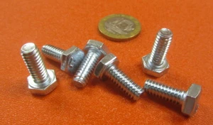 Gewindebohrerschraube, Klasse 2, Fuß, Zink 1/4"-20 x 0,625" Länge, 200 Stück - Bild 1 von 12