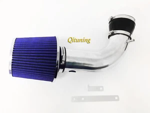 Black Blue Air Intake Kit For 1990-1993 Oldsmobile Cutlass Supreme 3.1L V6 - Picture 1 of 1