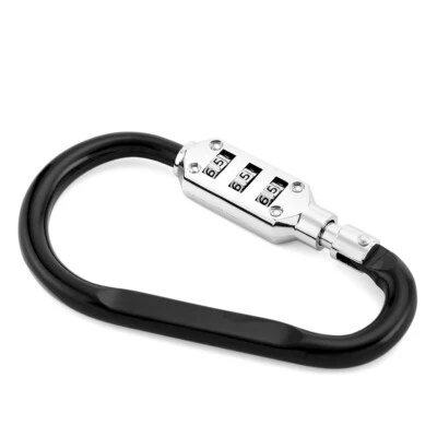 Candado de motocicleta casco bloqueo de seguridad antirrobo sujetador negro con herramienta de barra en T Foto 1 de 4