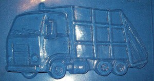 LARGE GARBAGE TRUCK CHOCOLATE MOULD OR PLASTER MOULD