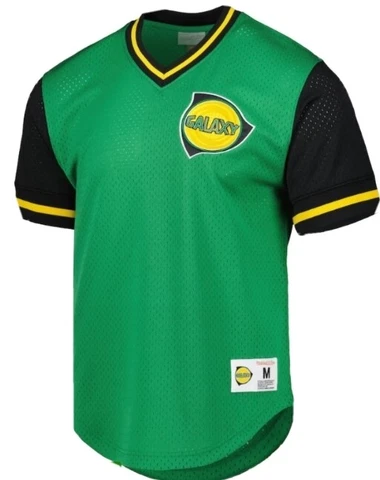 Mitchell & Ness LA Galaxy Football Club MLS T-Shirt Jersey Adult Large Cover