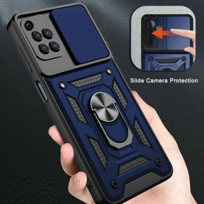 Funda con Soporte Anillo Antigolpes para Xiaomi Redmi Note 12 11 Pro 13T 12T Poco X5 Foto 1 de 4
