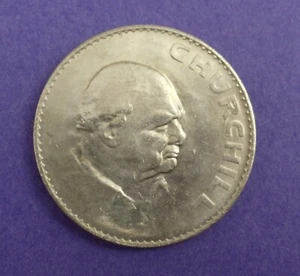 U.K.1965 WINSTON CHURCHILL COMMEMORATIVE  CROWN, GRADE FOR YOURSELF - Bild 1 von 2