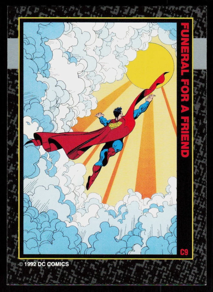 1992 SkyBox Doomsday: The Death of Superman Funeral For A Friend #77 Puzzle #C9 - Image 1 of 2