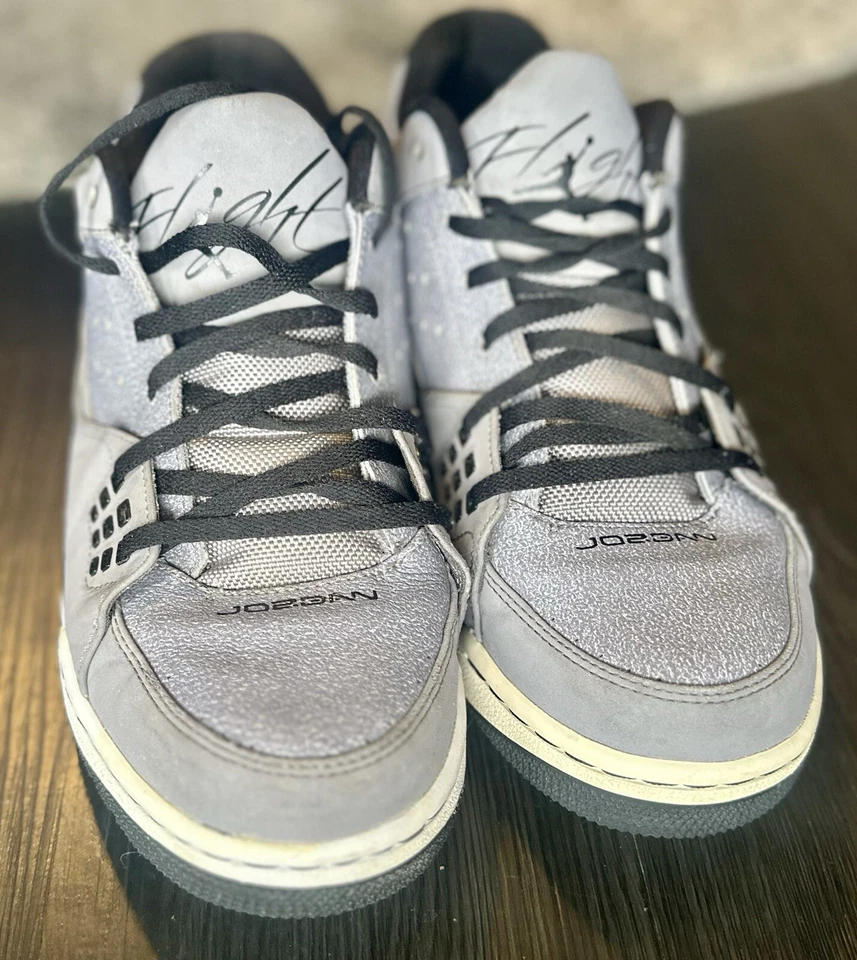 Nike Jordan Flight Sc-1 599929-003 Zapatos de Baloncesto Bajos Gris Cemento Negro 10.5 Foto 1 de 4