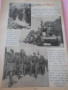 Le 14 Juillet à Paris Général Weygand Chars d'assaut infanterie Print 1936 - Picture 1 of 1