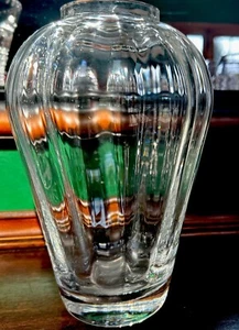 Lenox OPTIKA Crystal ILLUSION Vase Large 8.5" Optic USA - Picture 1 of 7