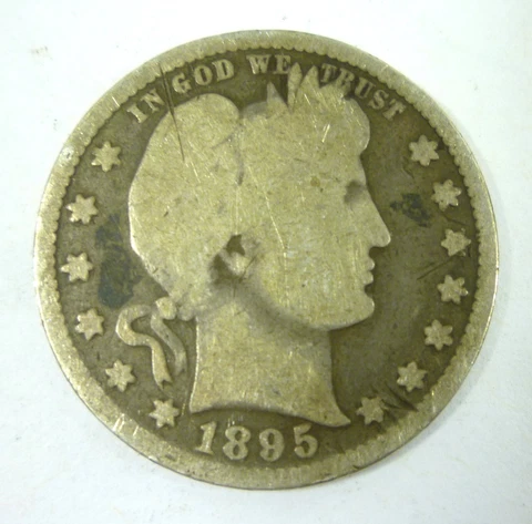 1895 Barber Silver Quarter Cover