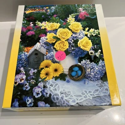 Rompecabezas Kodacolor 1000 piezas pajarera y nido nuevo Foto 1 de 3