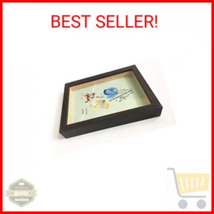 4x6-inch Shadow Box Frame Display Case (Easy to Change Photos) with Glass Front, - Picture 1 of 2