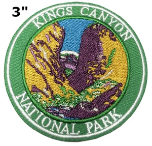 Kings Canyon Nationalpark Patch bestickt Bügelbild Applikation Reise Souvenir - Bild 1 von 12