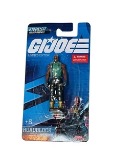 Gi Joe “Road Block” Limited Edition Mini Figure 2.5” Hasbro 2021 New - Foto 1 di 9
