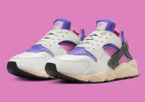 Nike Air Huarache Run PRM Playful Pink Blue Joy Sail White FB9697-001 sz 14 Men - Picture 1 of 8