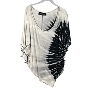 Top Boho Asimétrico De Gran Tamaño Mangas Mariposa Tie Dye Embellecido Sin Talla - Imagen 1 de 11