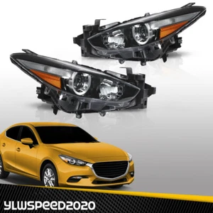 Juego de 3 faros halógenos aptos para Mazda 2017-18 lado conductor y pasajero - Imagen 1 de 12
