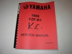 1998 YZF-R1 Yamaha Motorcycle Service Manual - Picture 1 of 4