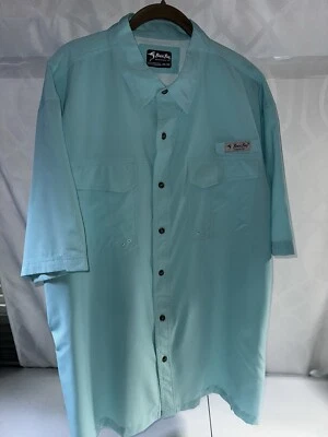Bimini Bay Outfitters Shirt 2XL Lightweight Fishing Vented Turquoise - Image 1 of 4