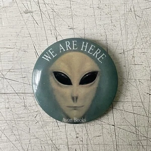 vintage promotional Whitley Strieber Communion 2” pin button - Picture 1 of 3