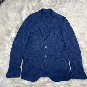 51 CINQUANTUNO ANGELO NARDELLI AZUL CAMUFLAJE BLAZER/CHAQUETA DEPORTIVA TALLA 44 - Imagen 1 de 8
