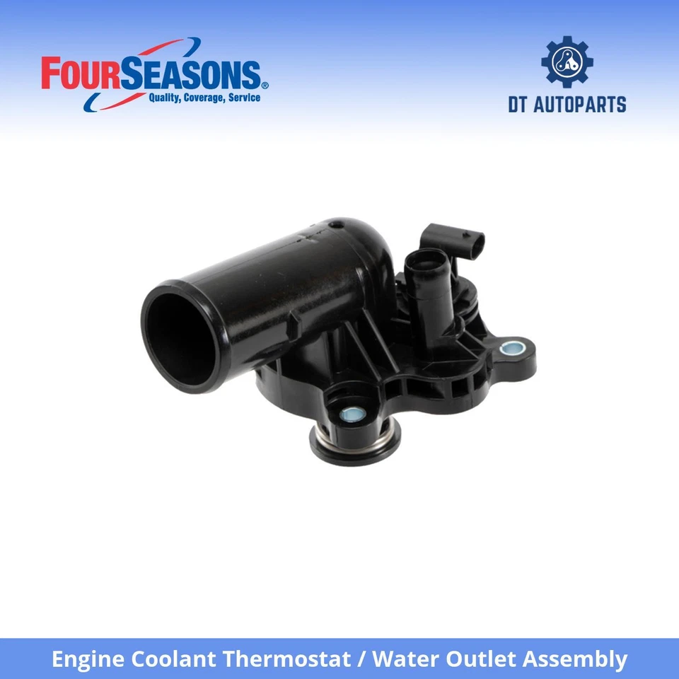 Termostato de refrigerante de motor Dodge Durango 16-21/conjunto de salida de agua 4 estaciones Foto 1 de 4