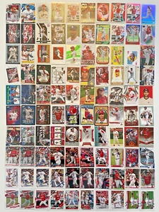 ALBERT PUJOLS Huge Lot 100 Different Cards 2002-2023 Inserts Parallels Topps HOF - Picture 1 of 11