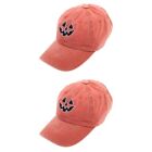  2 Pack Pure Cotton Halloween Baseball Cap Women's Shades for