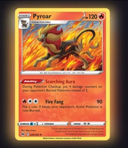 Pokemon TCG Pyroar 029/196 Holo Rare Lost Origin Near Mint - Bild 1 von 3