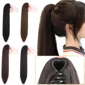 Ponytail Clip In Pony Tail Real Natural as Human Hair Extensions New Sale C3I8 - Picture 1 of 20