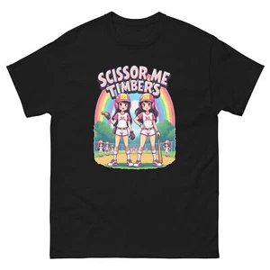 Scissor Me Timbers Baseball Girls Fun T-Shirt - Picture 1 of 13