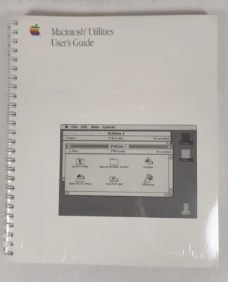 Apple Computer Macintosh Utilities User's Guide 1987 ~ Vintage Computing *NEW* - Image 1 of 4