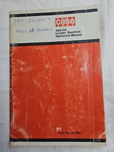 Retroexcavadora cargadora Case 480CK operadores formulario manual 9-2091 - Imagen 1 de 7