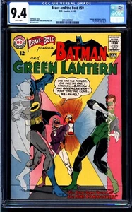 The Brave and the Bold #59 (1965) CGC 9.4 -- White pgs; 1st Batman team-up book - Bild 1 von 2
