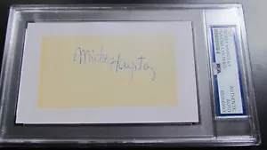 Mickey Hargitay signed Cut PSA Encapsulated - Picture 1 of 3