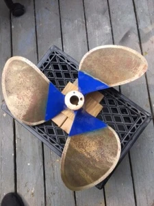 Michigan Federal Equi-Poise Propeller, 21" D X 23" X 3 X 1 3/8" Bore, Bronze, LH - Bild 1 von 12