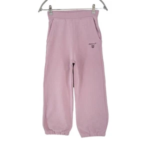 GANT Girls Pink Regular Fit Sweat Trousers Size 7 - 8 Years 122 cm 128 cm - Picture 1 of 8