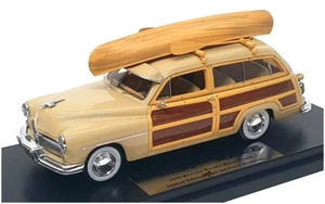 Goldvarg 1/43 Scale GC-050B - 1949 Mercury Woodie - Miami Cream - Picture 1 of 5