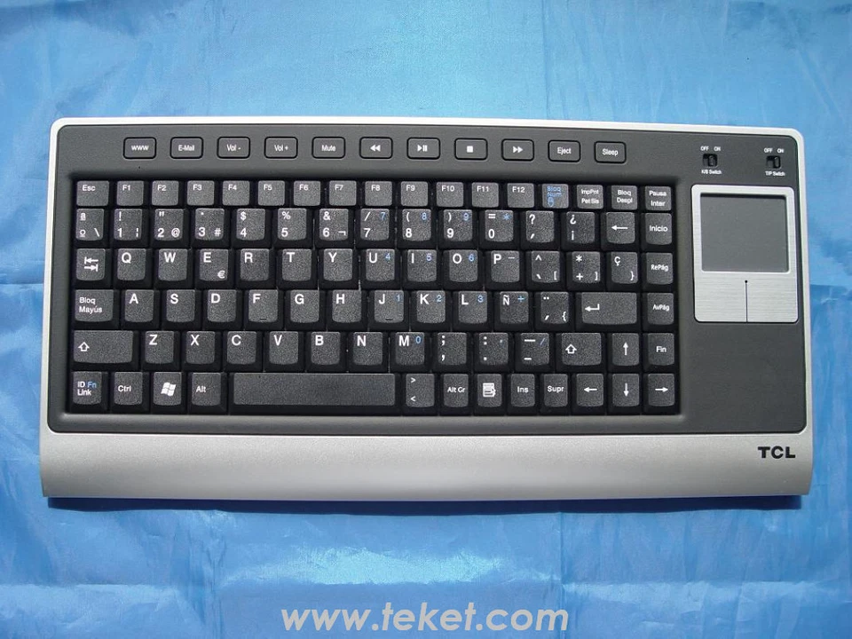 wireless keyboard with touchpad K8C Spanish for Android TV BOX, desktop, laptop - Image 1 of 4