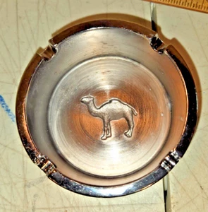 Vintage Camel Ashtray Retro Style Motor Brushed Chrome - Picture 1 of 4