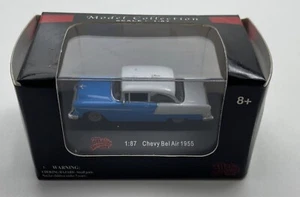 Malibu International - Blue/White 1955 Chevy Bel Air - 1:87 Scale - #2 - Picture 1 of 2
