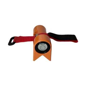 Fiala circolare alluminio pressofuso asta livello bolla spirito 90 gradi per palo prismatico - Foto 1 di 5