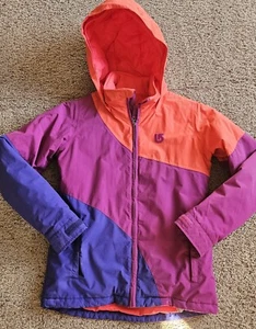 BURTON Winter Jacket Girls Large 14-16 DRYRIDE SPORTWEAR SNOWBOARD SKI HOODED - Picture 1 of 17