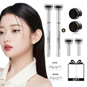 Lower Lash Stamp 2in1 Sweatproof Eyeliner Lower Eyelash Stamp Set Make-up Best - Picture 1 of 17