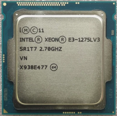 Intel Xeon E3-1275L V3 OEM 2.7GHz LGA 1150 SR1T7 4-Core 8M 45W CPU Processor - Image 1 of 3