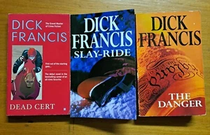 Dick Francis ... 3 paperbacks - DEAD CERT .. SLAY-RIDE .. THE DANGER - Bild 1 von 14